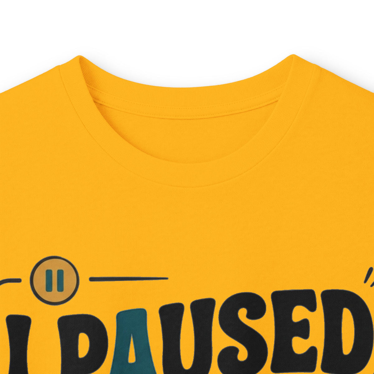 Long Sleeve Tee — "I Paused My Life For This" Retro Graphic