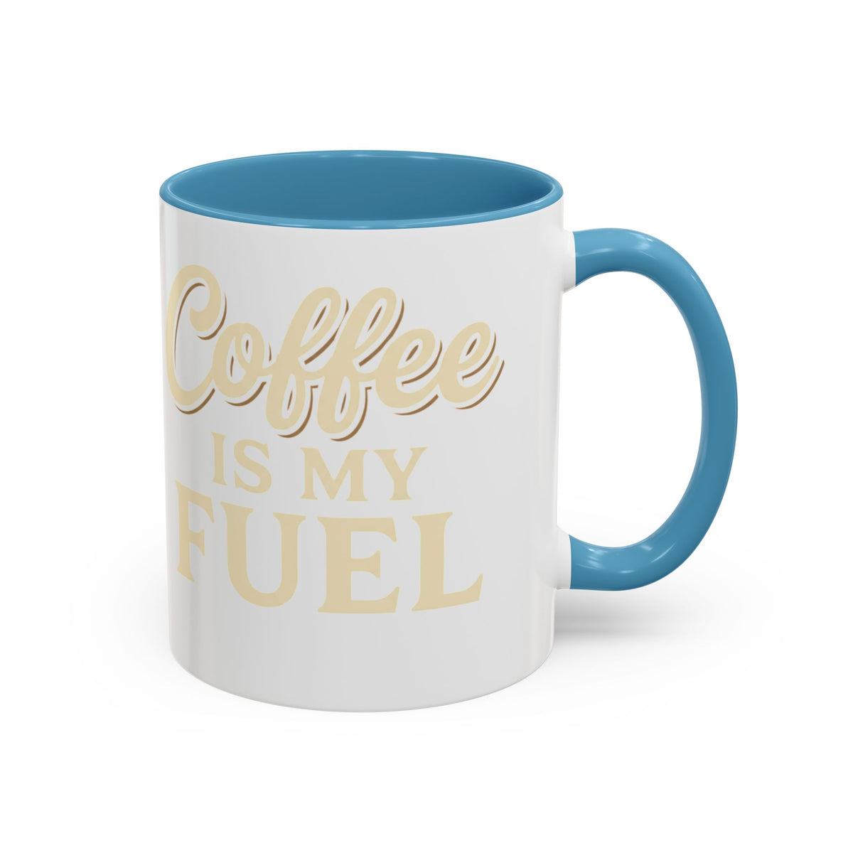 Coffee Is My Fuel Accent Coffee Mug — 11/15oz Ceramic Gift for Coffee Lovers