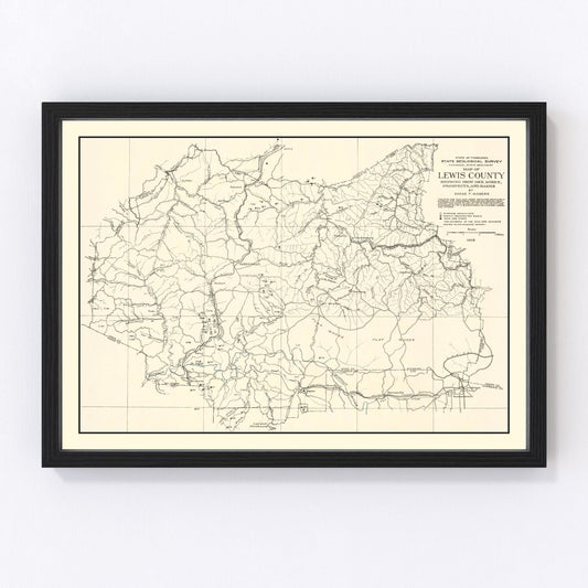 Vintage Lewis County, TN Iron Ore Mines 1915