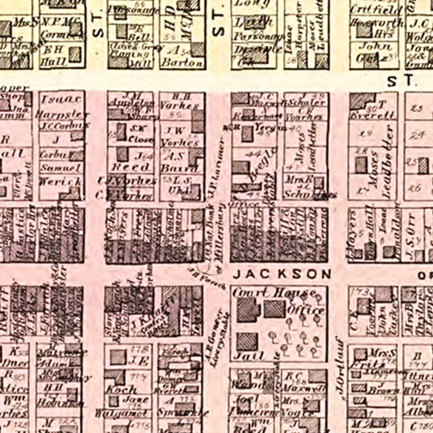 Vintage Map of Lewis Township, Lewis County, New York 1875