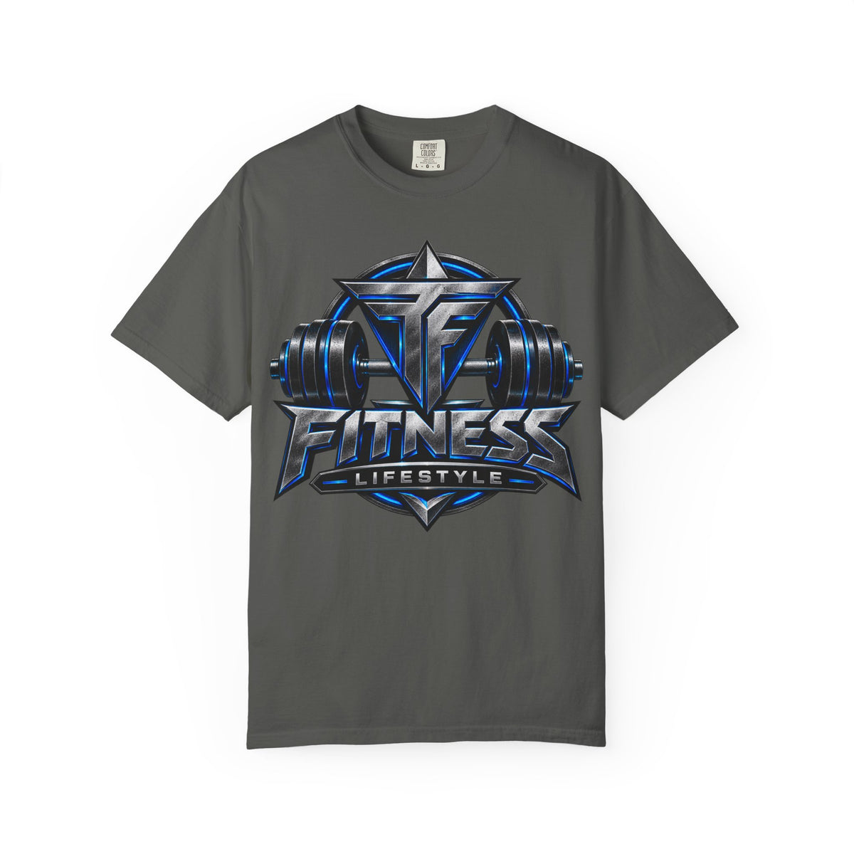 Fitness Lifestyle T-Shirt — Barbell Logo Gym Tee