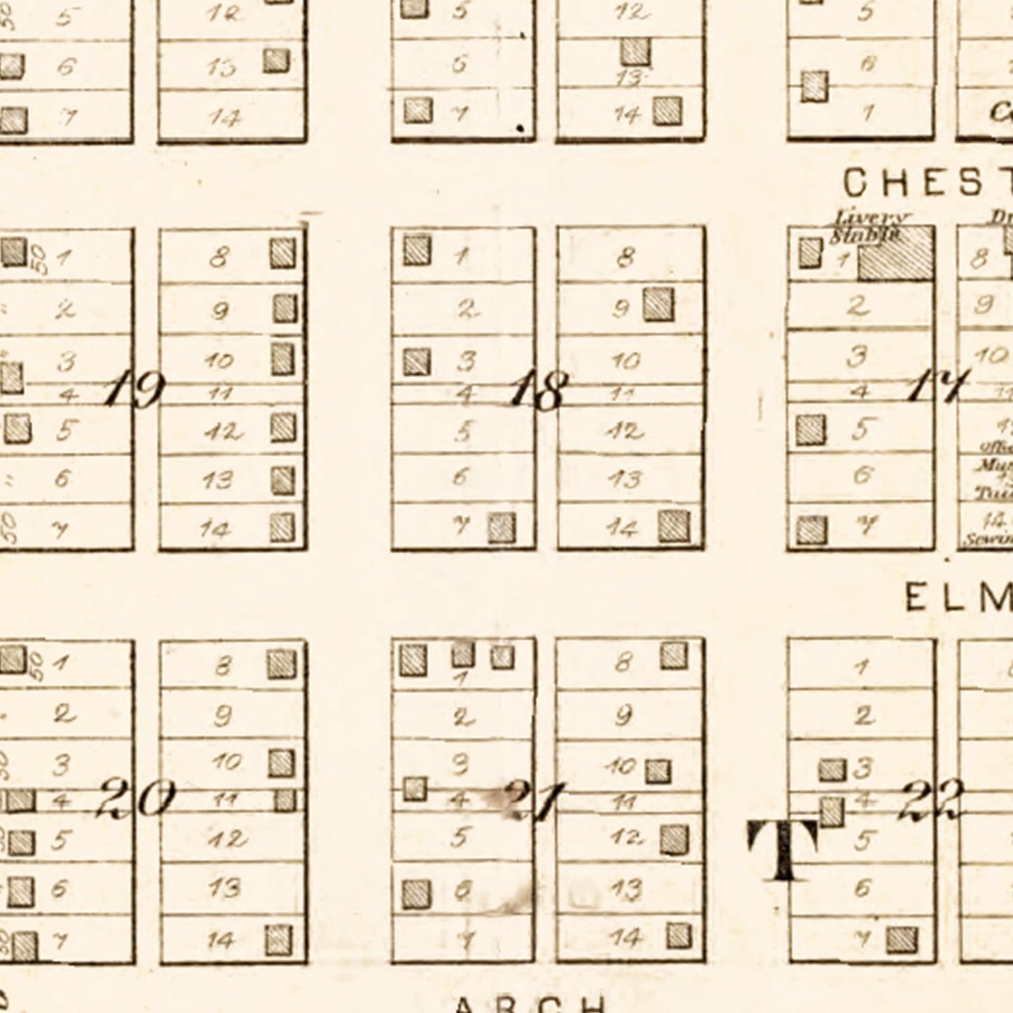 Vintage Map of Mason, Illinois 1891