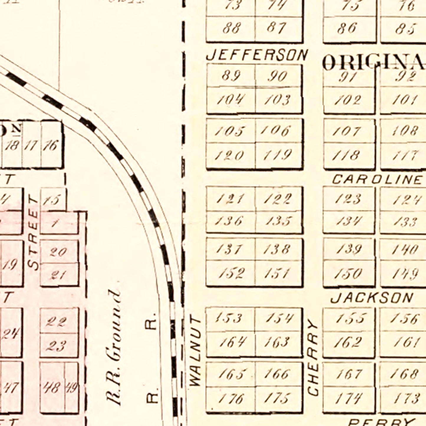 Vintage Map of Paulding, Ohio 1892