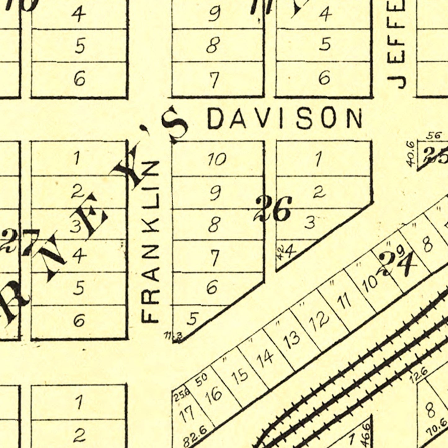 Vintage Map of Roanoke, Illinois 1893