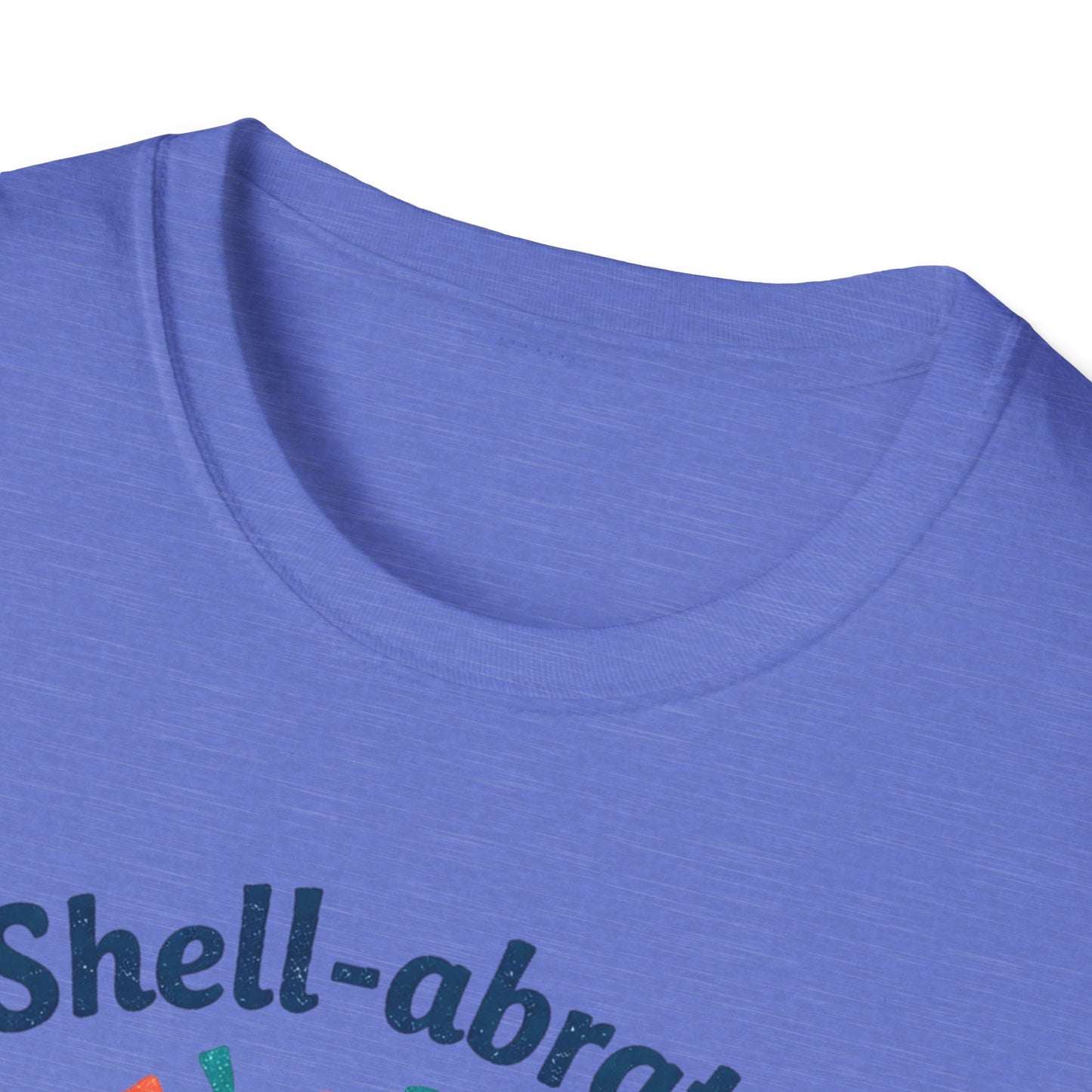 Shell-abrate Happy Seashell T-Shirt — "life's little moments" Cute Beach Graphic Tee