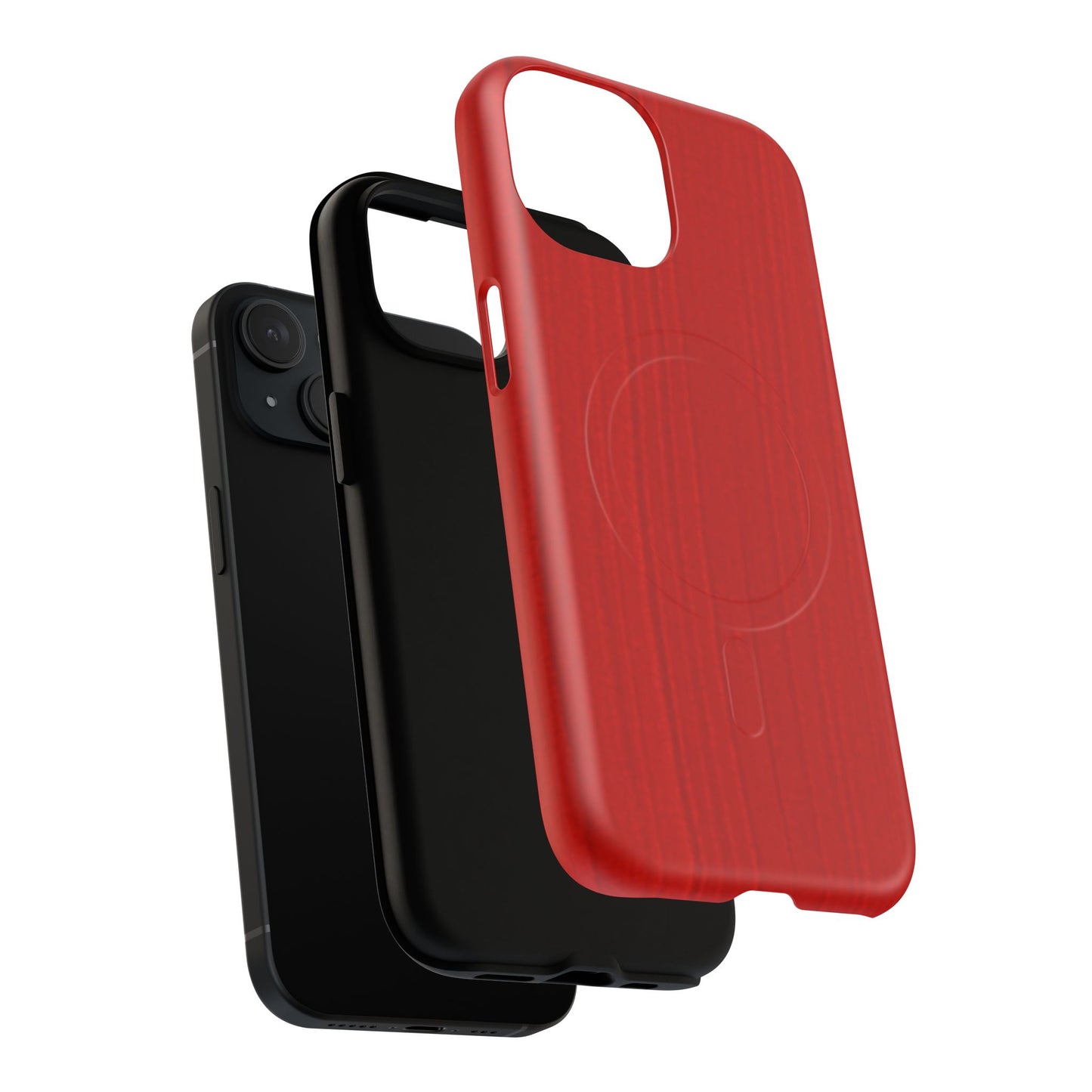 Red Magnetic Phone Case | Tough Magnetic Case, MagSafe Compatible