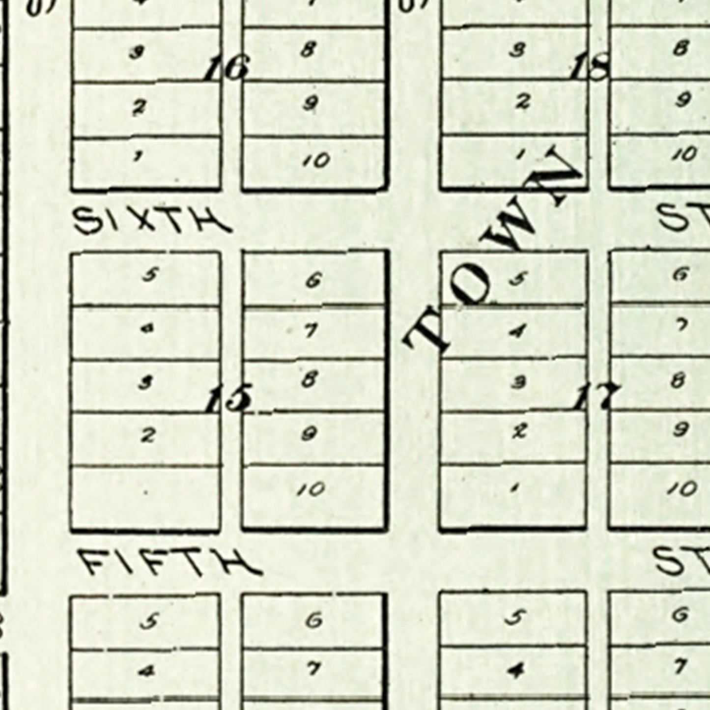 Vintage Map of Bolckow, Missouri 1898