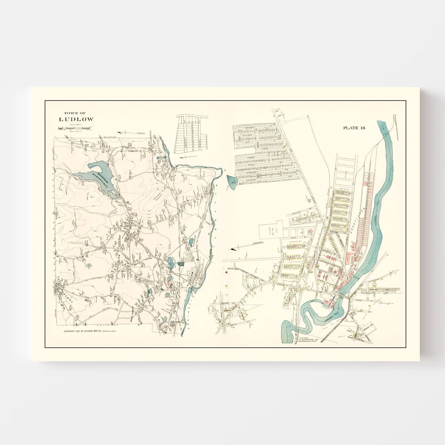 Vintage Map of Grant, Missouri 1902