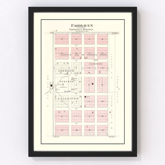 Vintage Map of Fairhaven, Missouri 1903