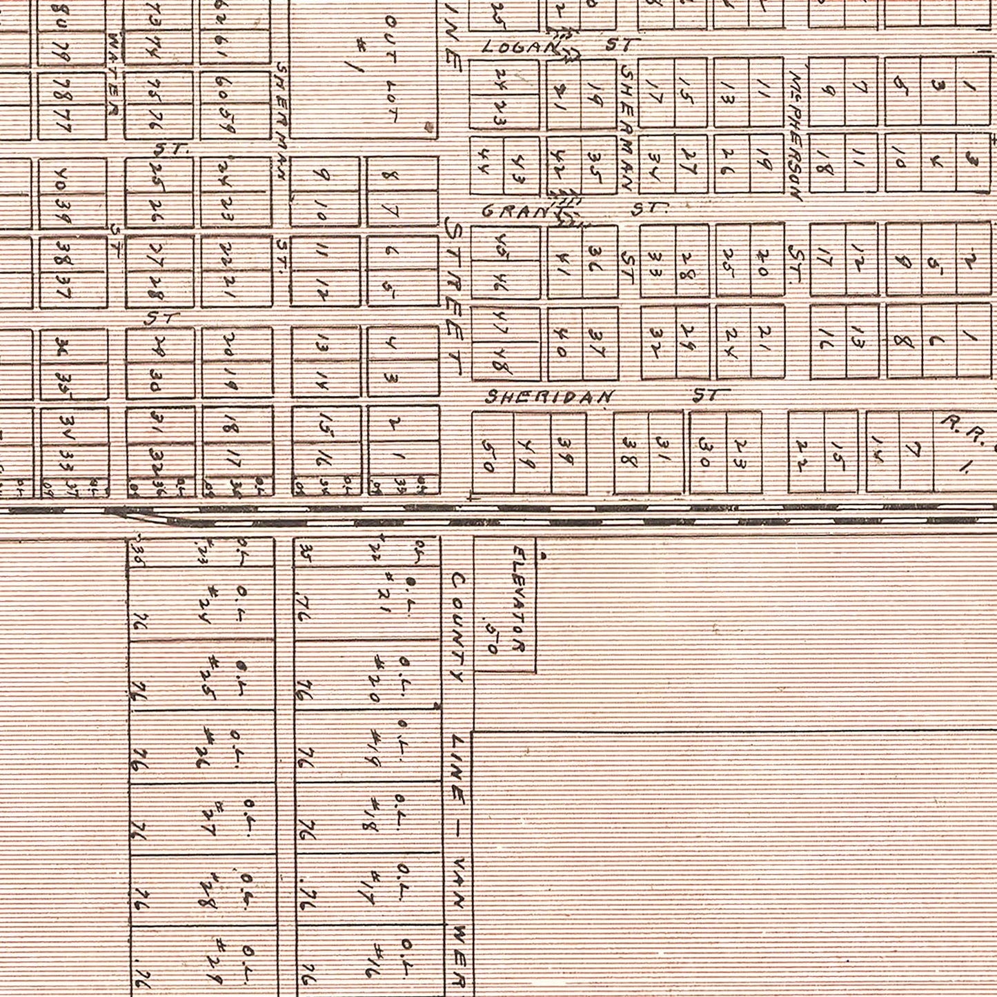 Vintage Map of Scott, Ohio 1905
