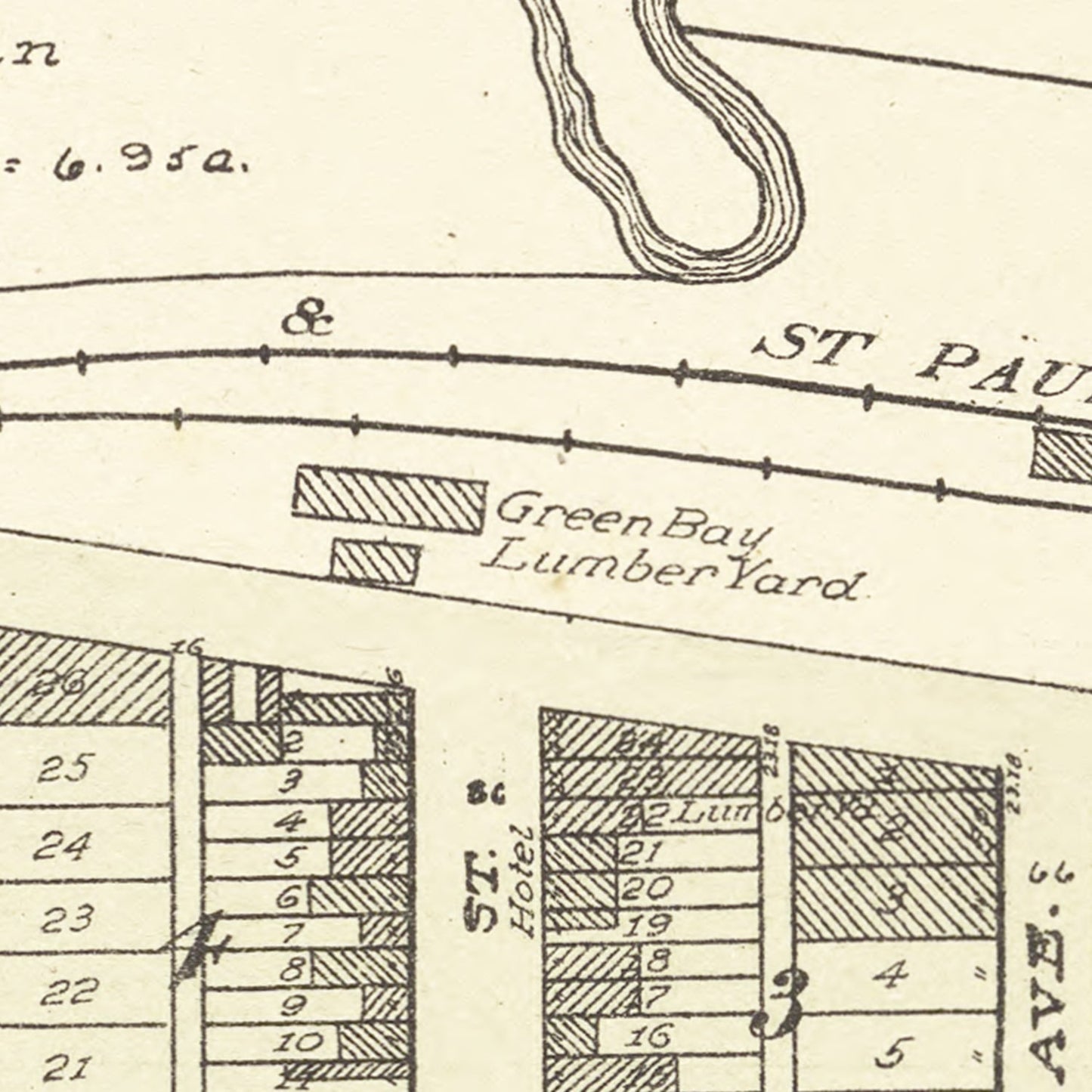Vintage Map of Charter Oak, Iowa 1908