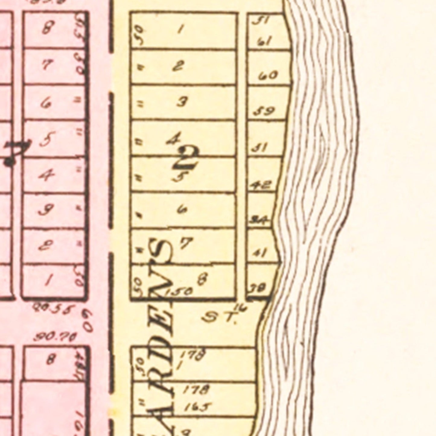 Vintage Map of Spring Valley, Wisconsin 1908