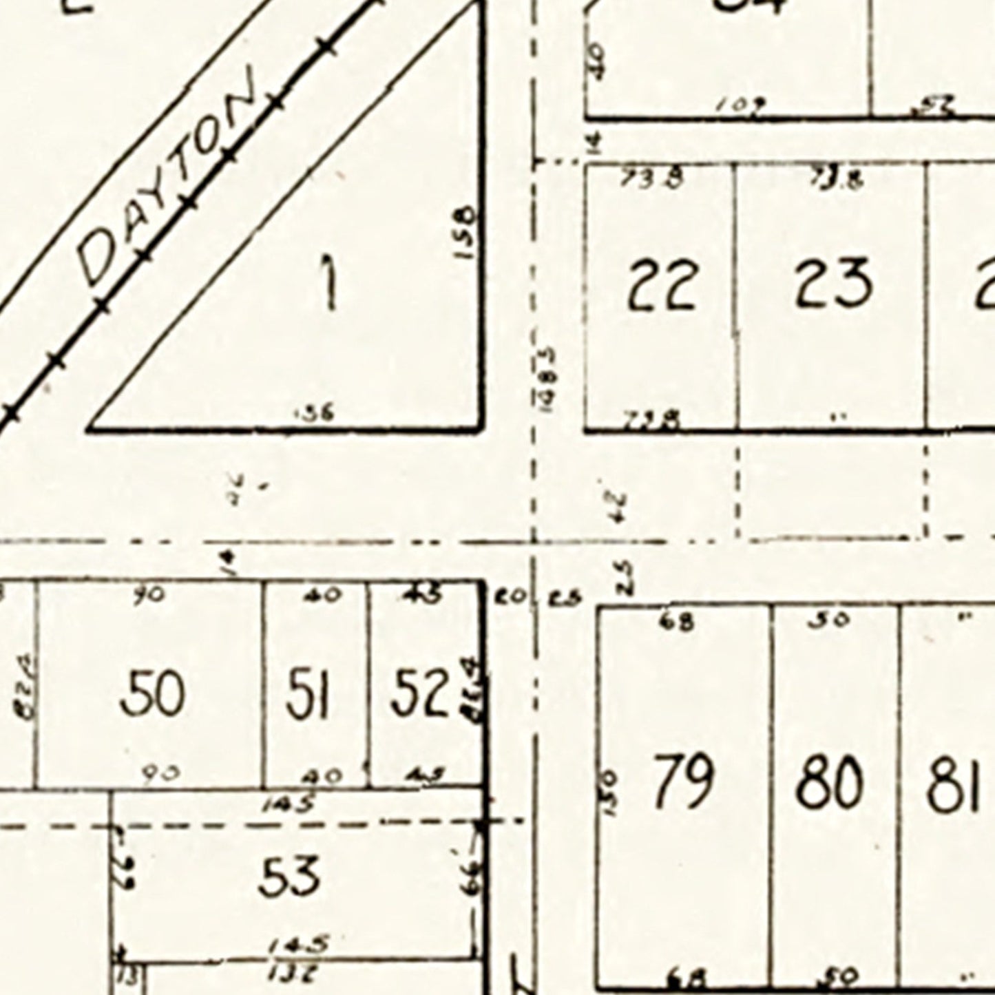 Vintage Map of Rudolph Township, Wood County, Ohio 1912