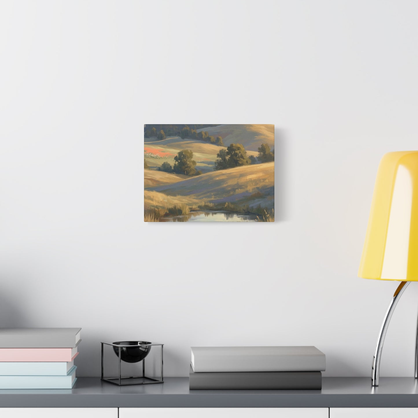 Coastal Cliff Canvas Wall Art — Lone Pine Seascape Matte Stretched Print
