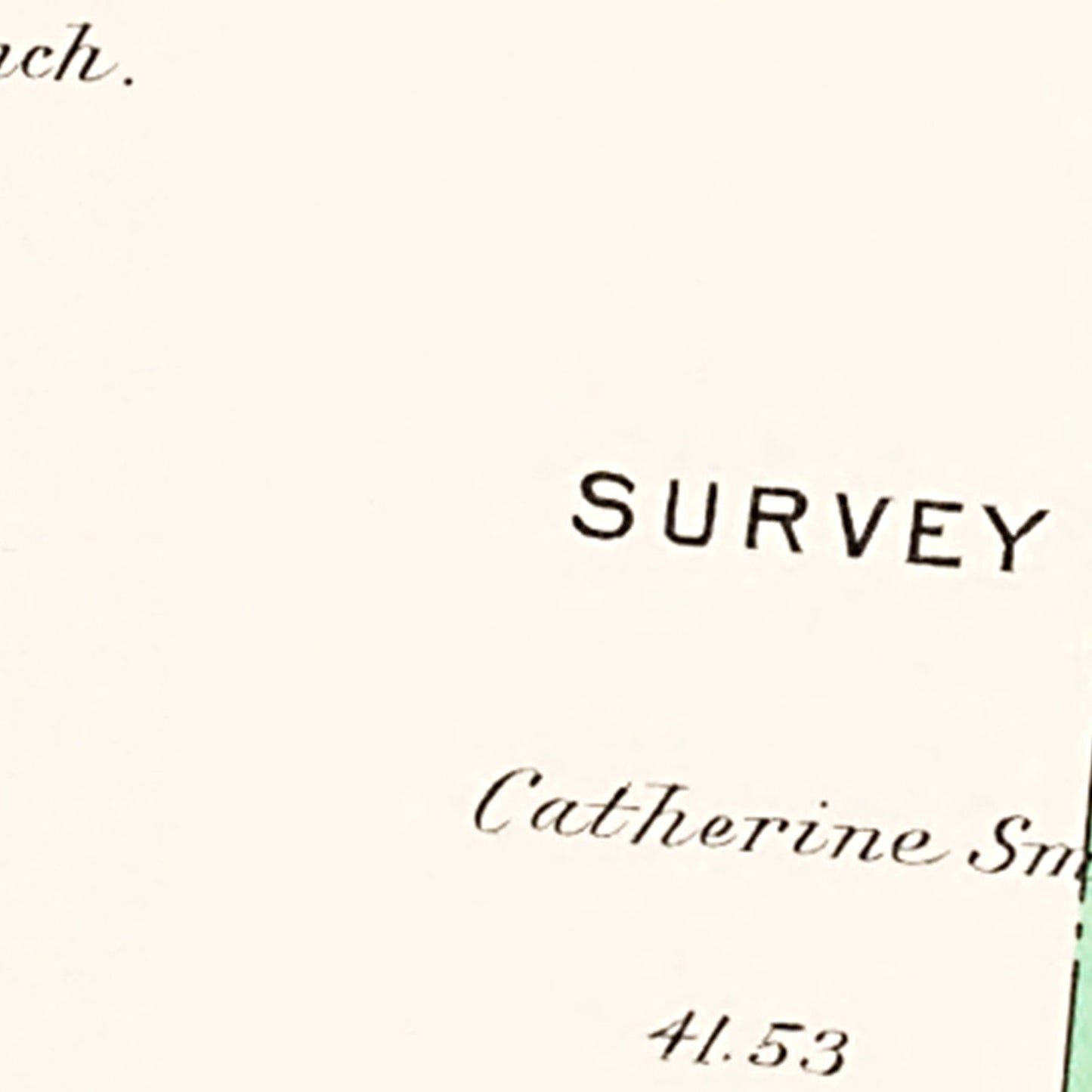 Vintage Map of Milledgeville, Ohio 1913