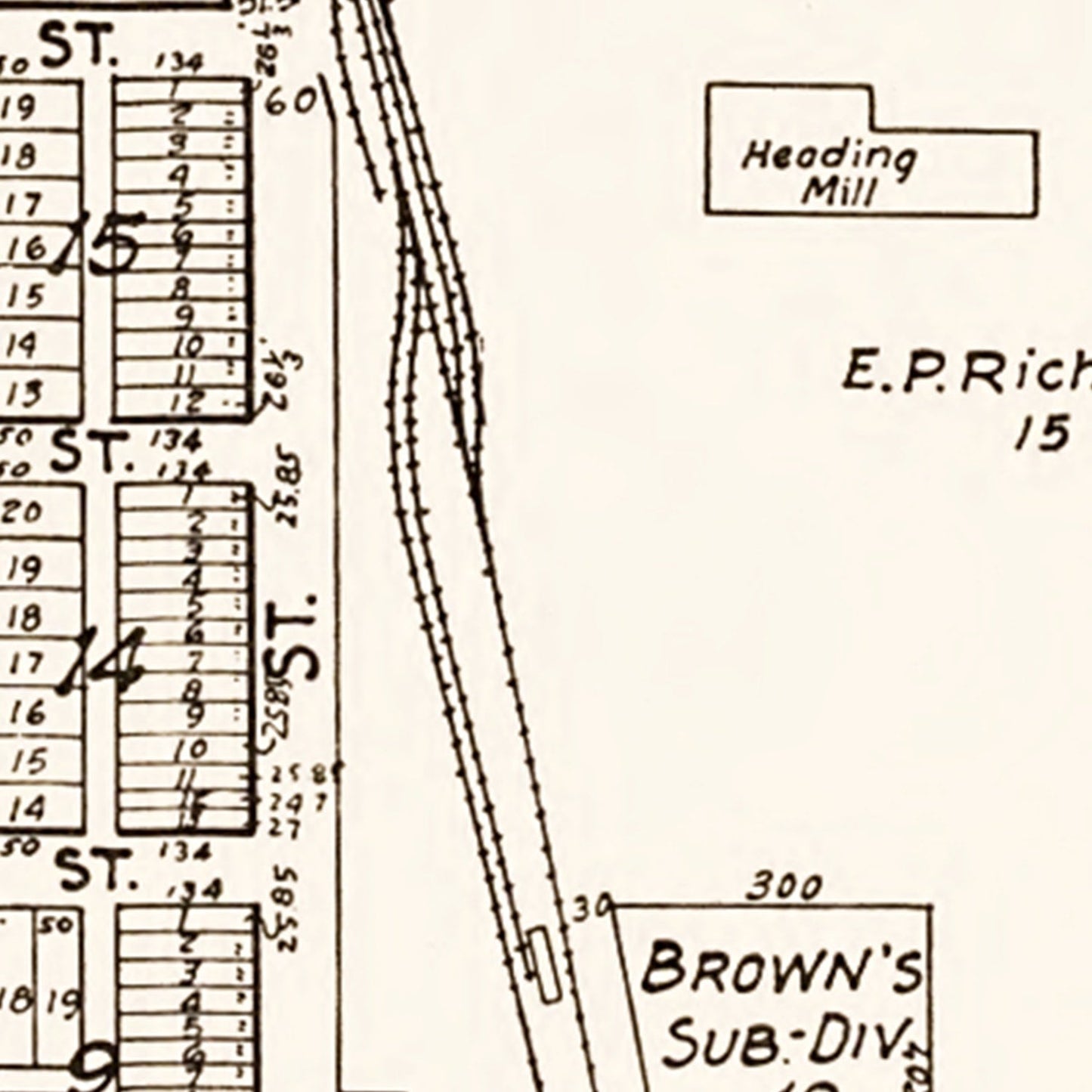 Vintage Map of Montgomery, Minnesota 1928