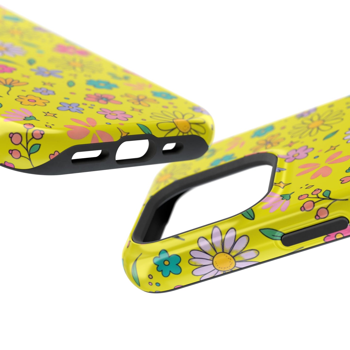 Floral Ditsy Phone Case — Magnetic Impact-Resistant Protective Cover