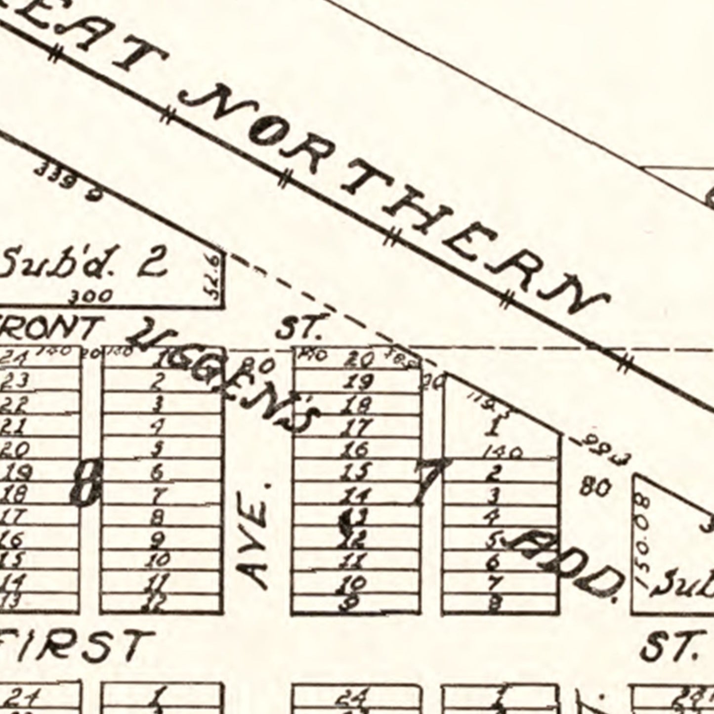 Vintage Map of Epping, North Dakota 1937