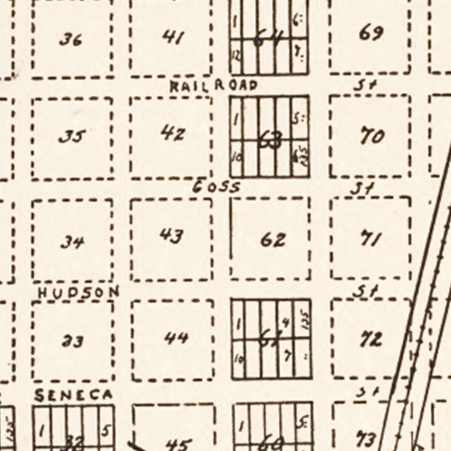 Vintage Map of Lakeland, Minnesota 1938