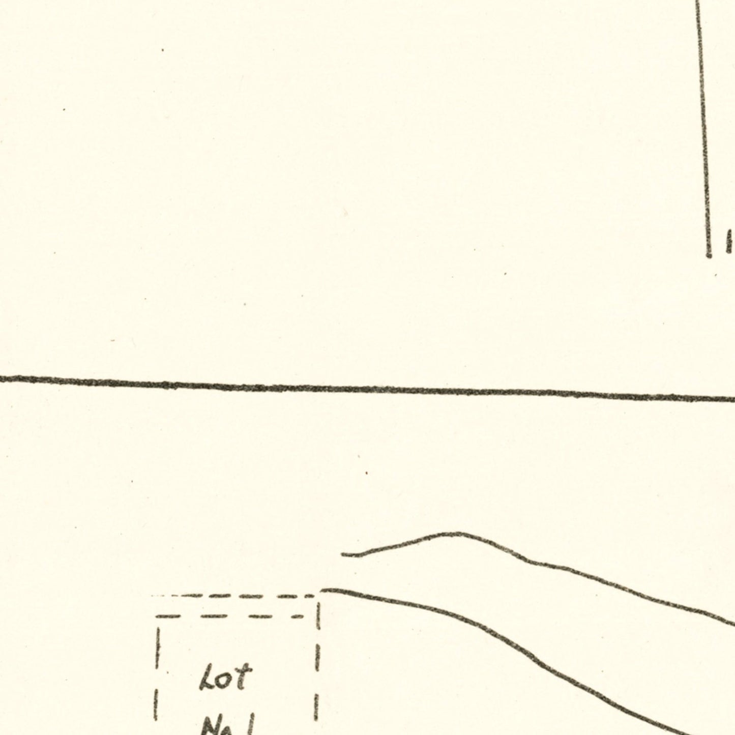 Vintage Map of Loon Lake, Indiana 1939