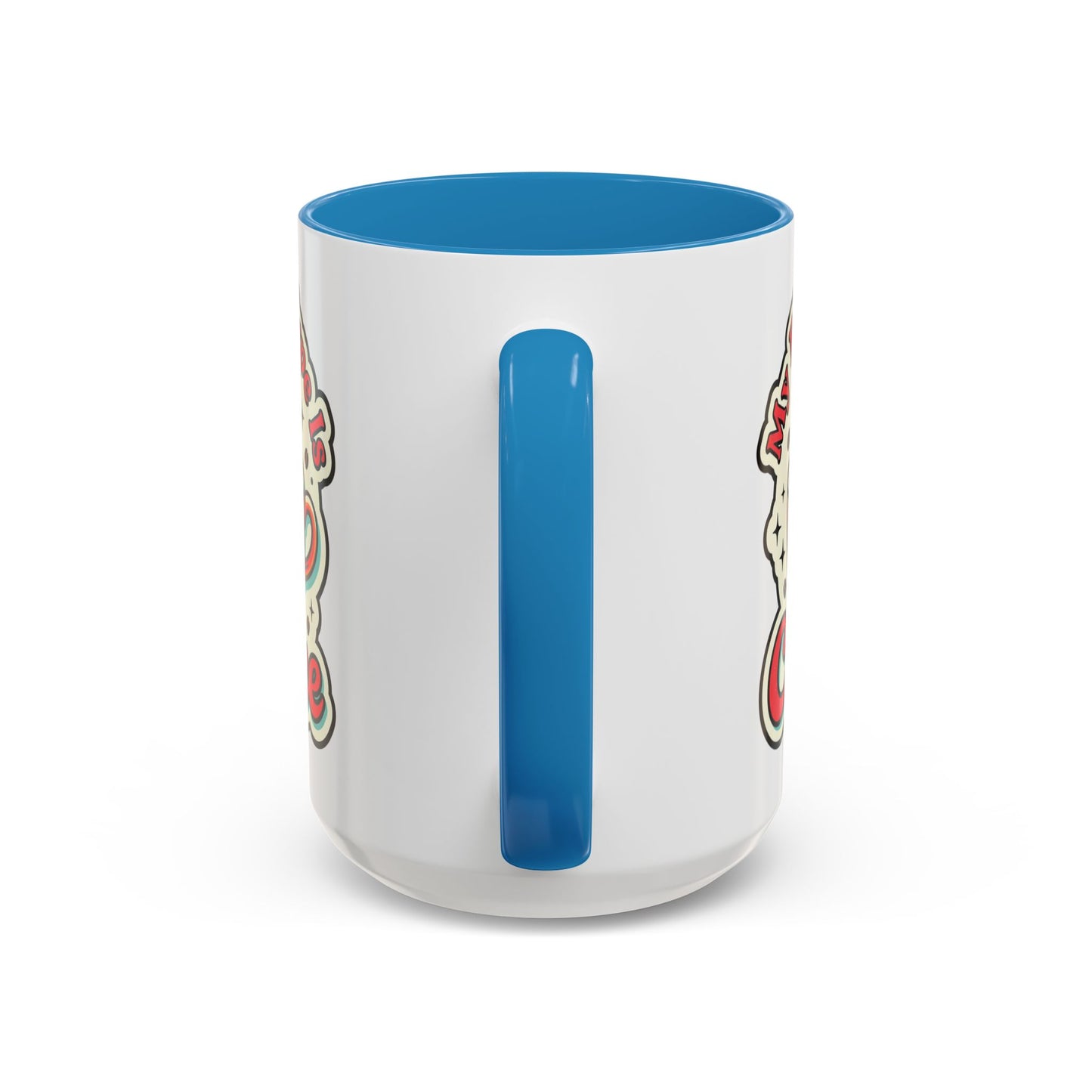 Coffee Mug - "My Blood Type Is Coffee" Accent Ceramic Mug (11oz & 15oz)