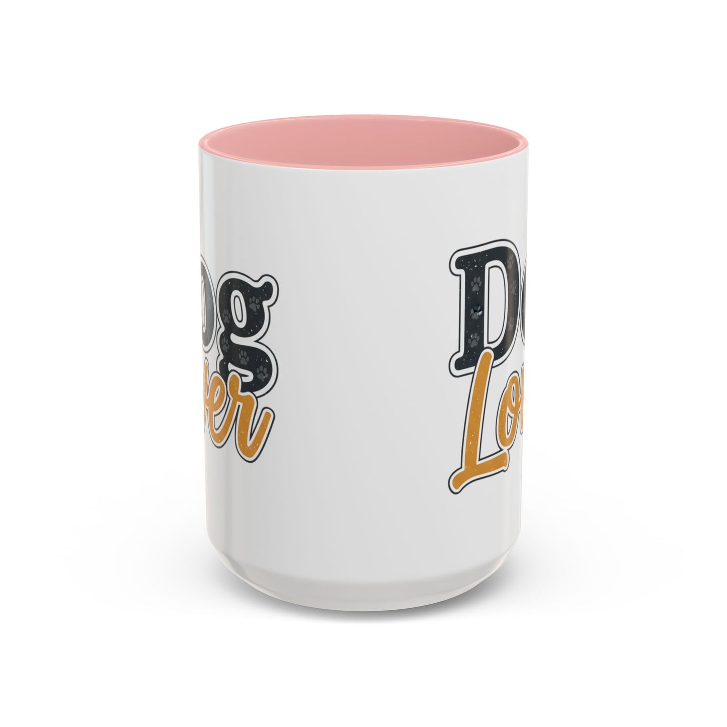 Dog Lover Accent Coffee Mug — 'Dog Lover' 11/15oz Ceramic Mug