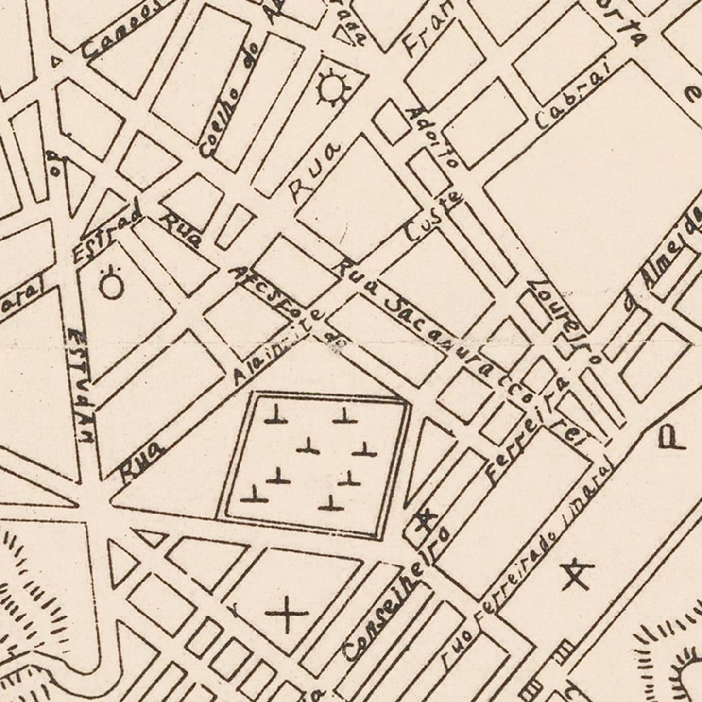 Vintage Macao Map 1943