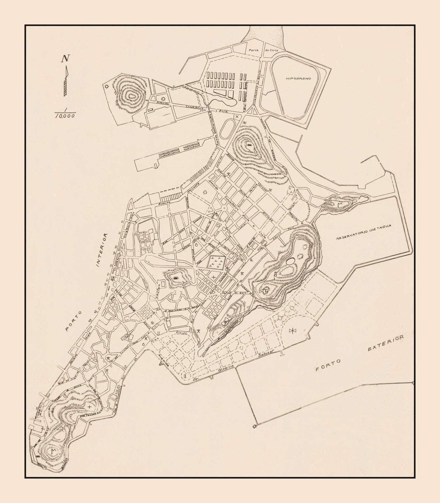 Vintage Macao Map 1943