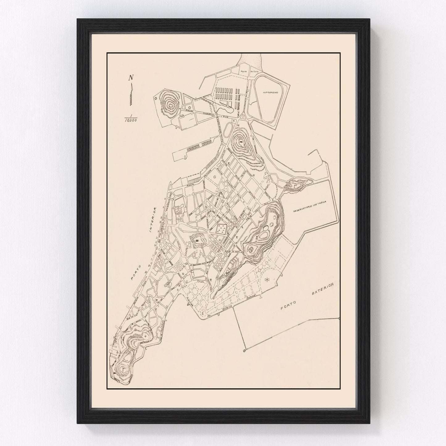 Vintage Macao Map 1943