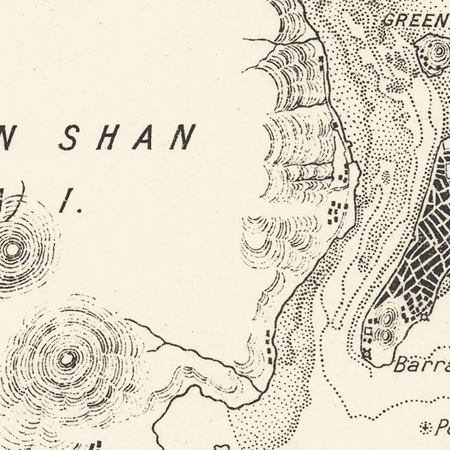 Vintage Macao Map 1918