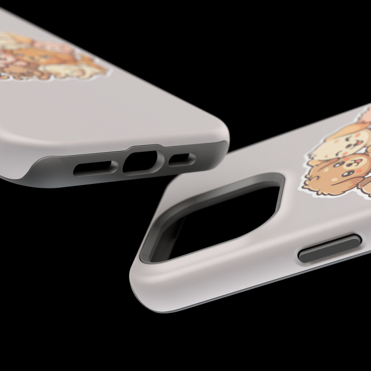 Cute Puppy Pile Magnetic Impact-Resistant Phone Case