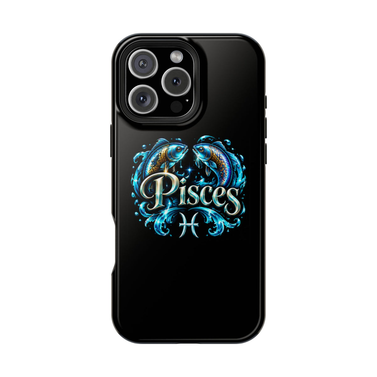 Pisces Magnetic Impact-Resistant Phone Case — Zodiac Fish Astrology Design