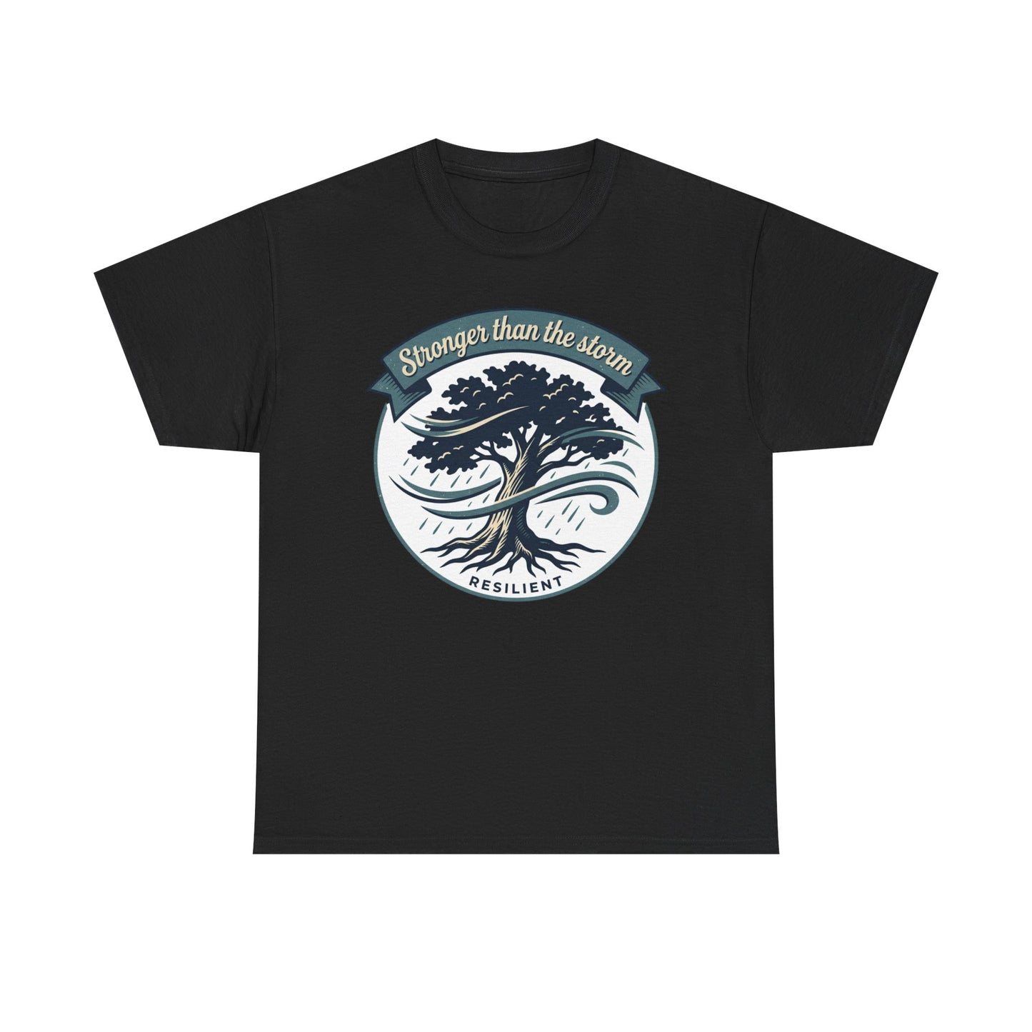 Resilient Tree T‑Shirt — "Stronger Than the Storm" Inspirational Tee