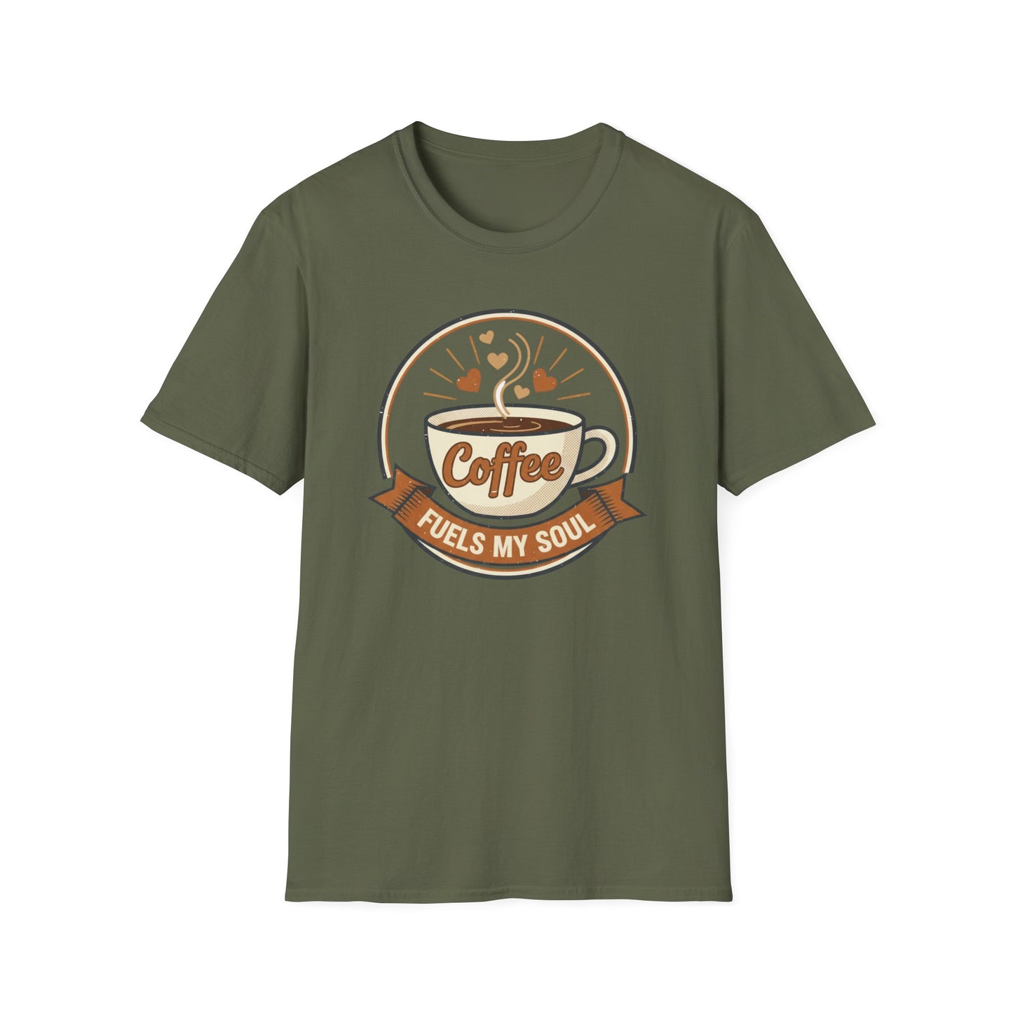 Coffee Fuels My Soul T-Shirt | Coffee Cup Tee, Cafe Lover Tee