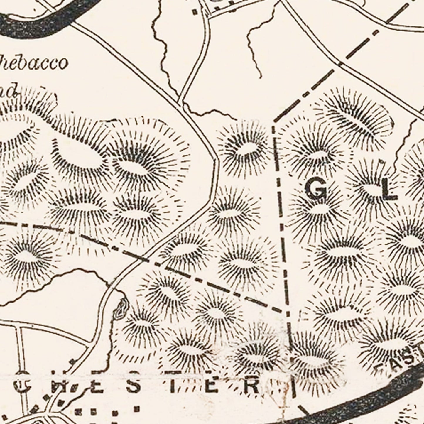 Vintage Cape Ann Map 1889