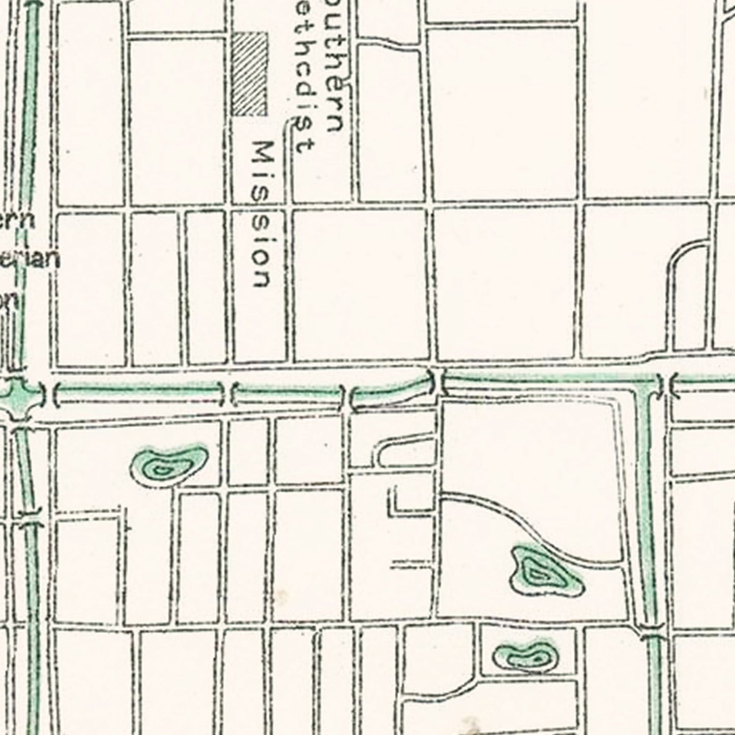 Vintage Map of Suzhou, China 1921