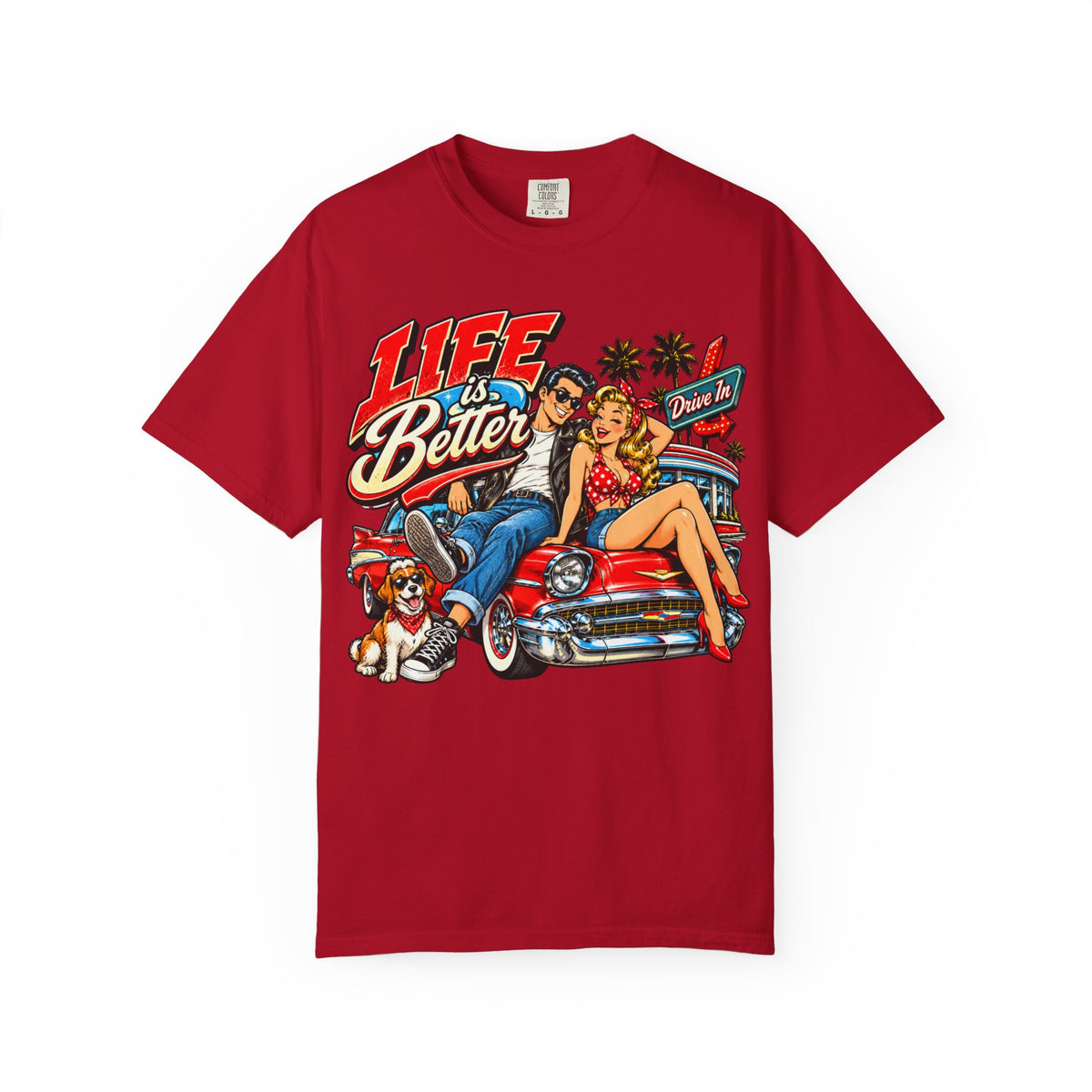 Life Is Better Drive-In Vintage T-Shirt
