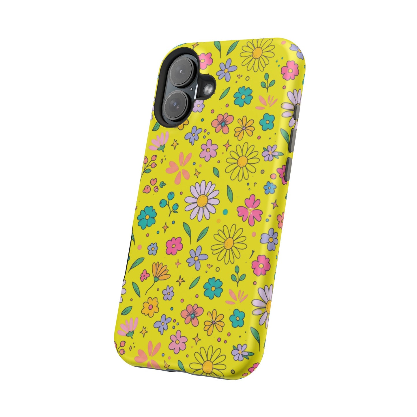 Floral Ditsy Phone Case — Magnetic Impact-Resistant Protective Cover