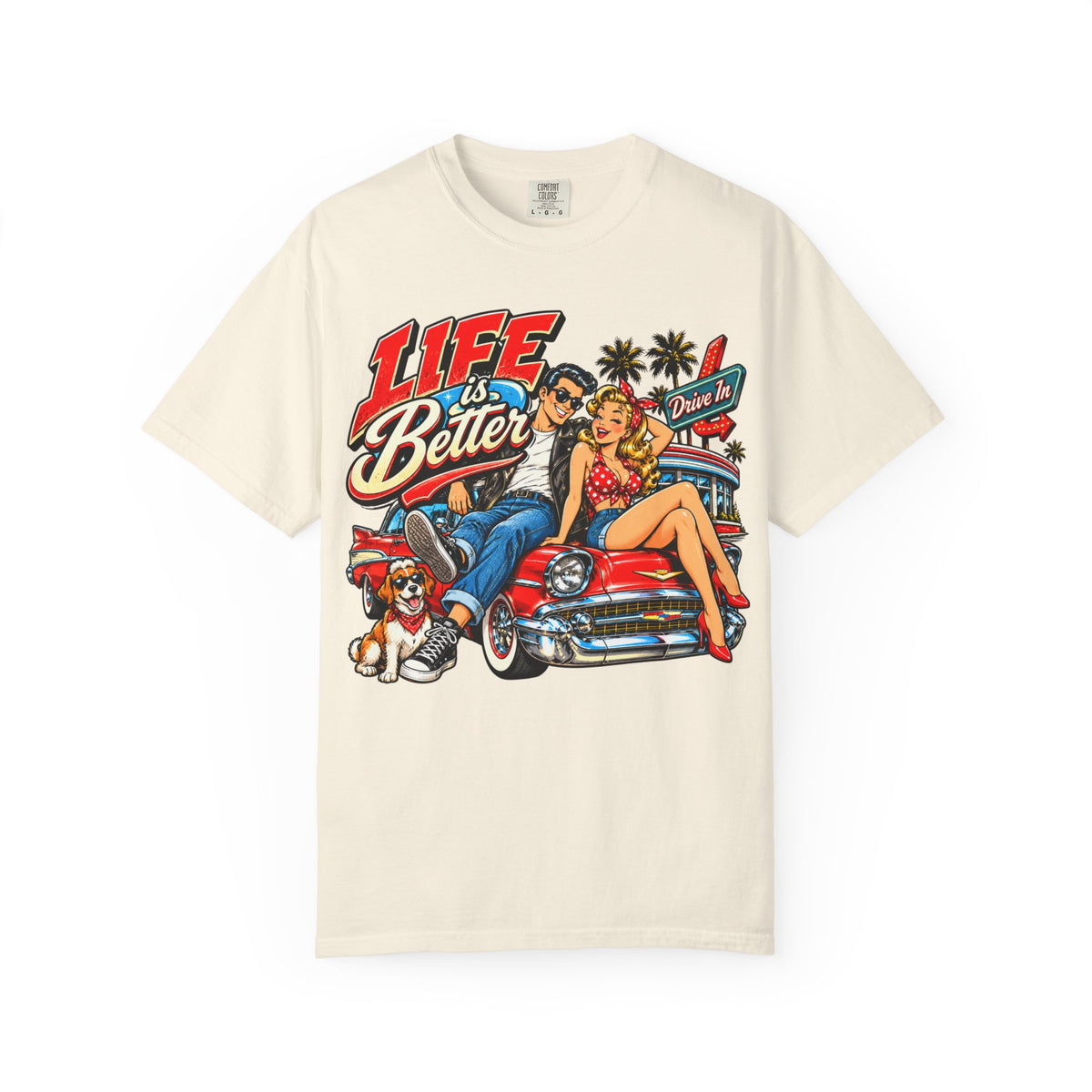 Life Is Better Drive-In Vintage T-Shirt