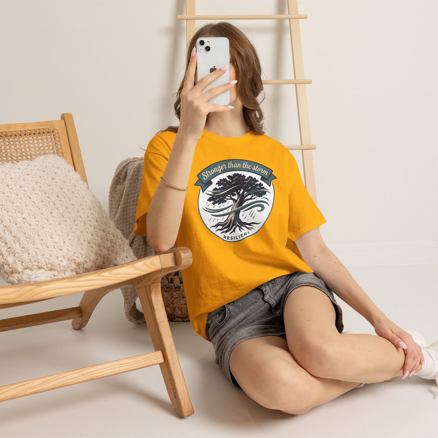 Resilient Tree T‑Shirt — "Stronger Than the Storm" Inspirational Tee