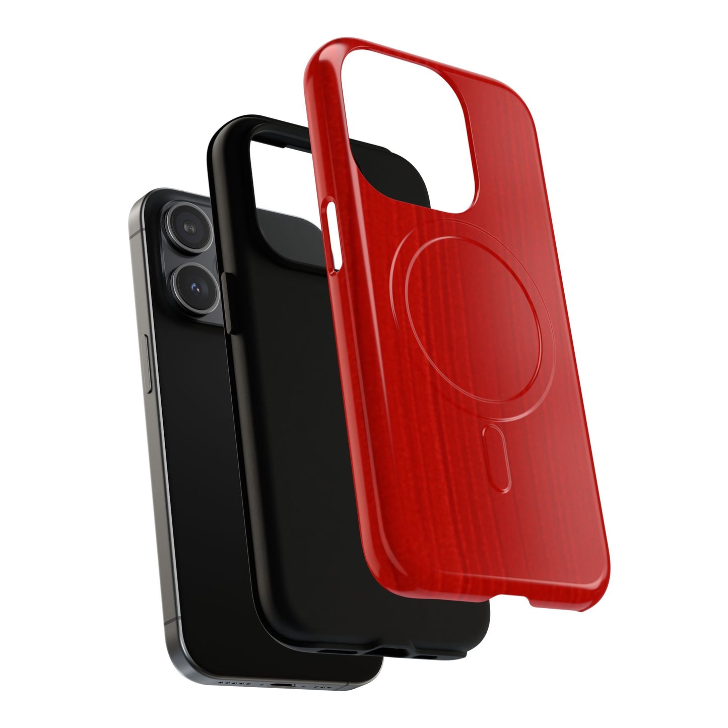Red Magnetic Phone Case | Tough Magnetic Case, MagSafe Compatible