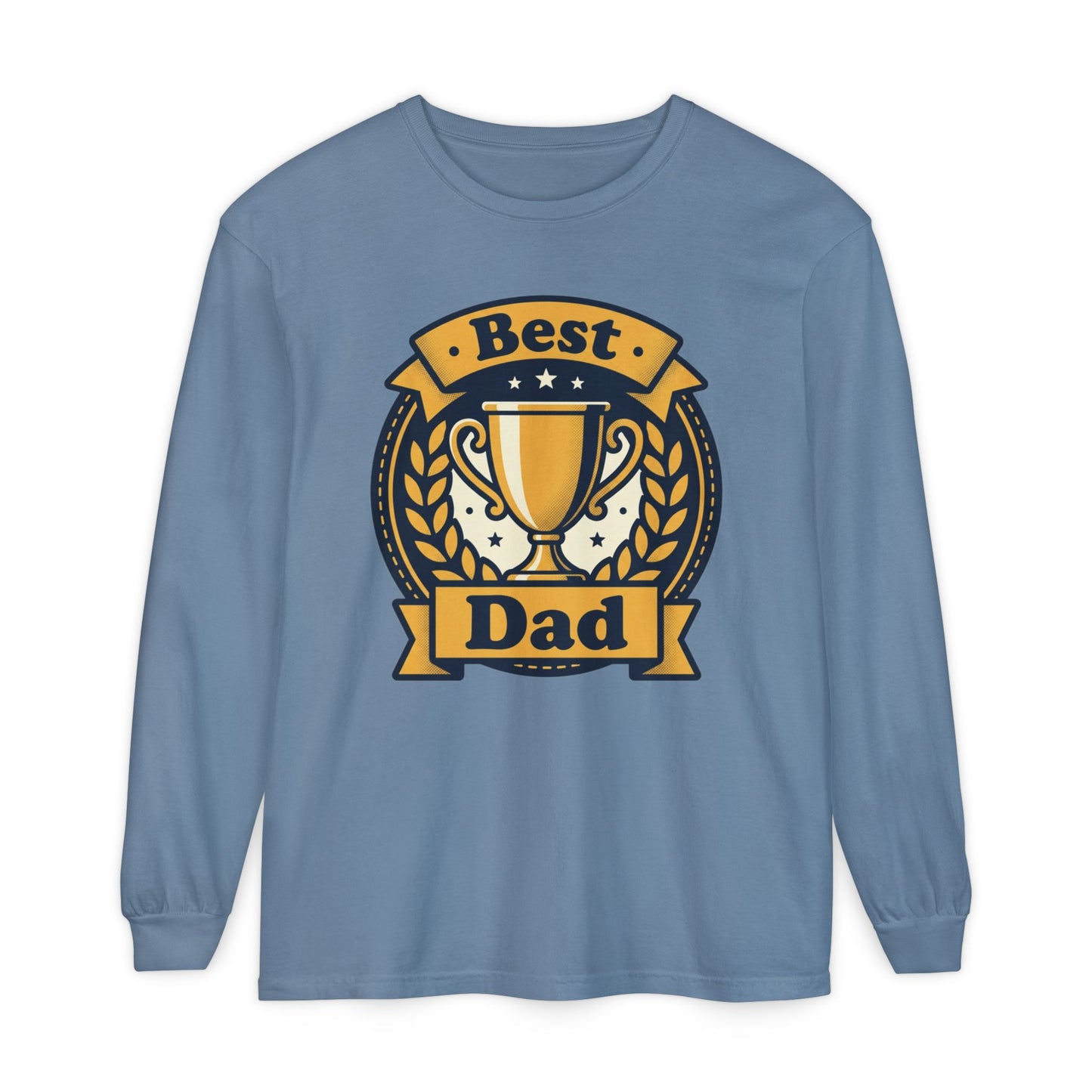 Best Dad Trophy Long Sleeve T-Shirt — Father’s Day Gift