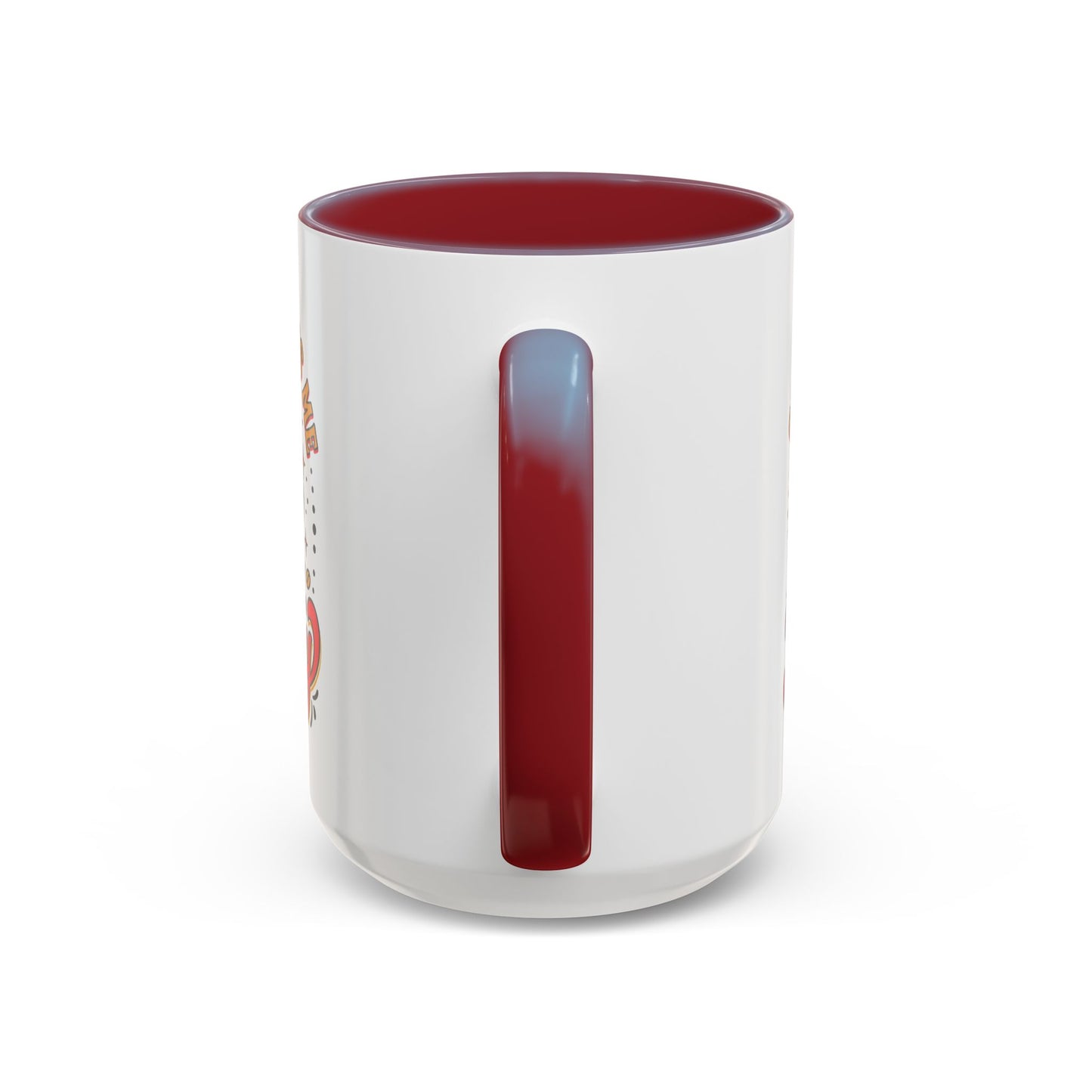 Coffee Mug — "Coffee Makes Me Happy" Cute Retro Accent Mug (11/15oz)