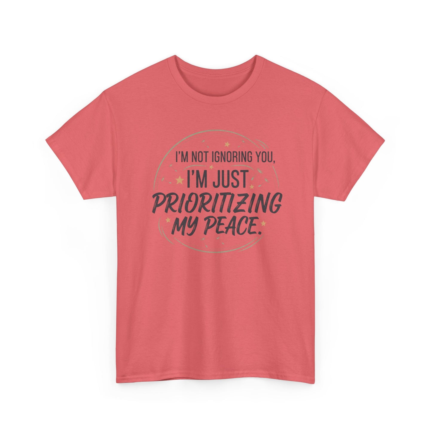 Prioritizing My Peace T-Shirt | Self Care Quote Tee