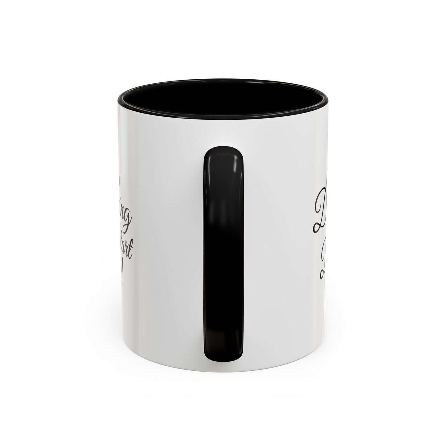 Stop Dreaming Start Doing! Accent Coffee Mug — Motivational 11/15oz