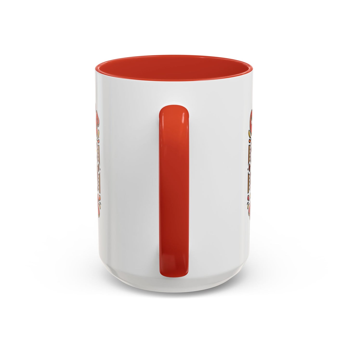Coffee Addict Accent Mug — "Coffee Power" Retro Coffee Lover Gift (11oz/15oz)