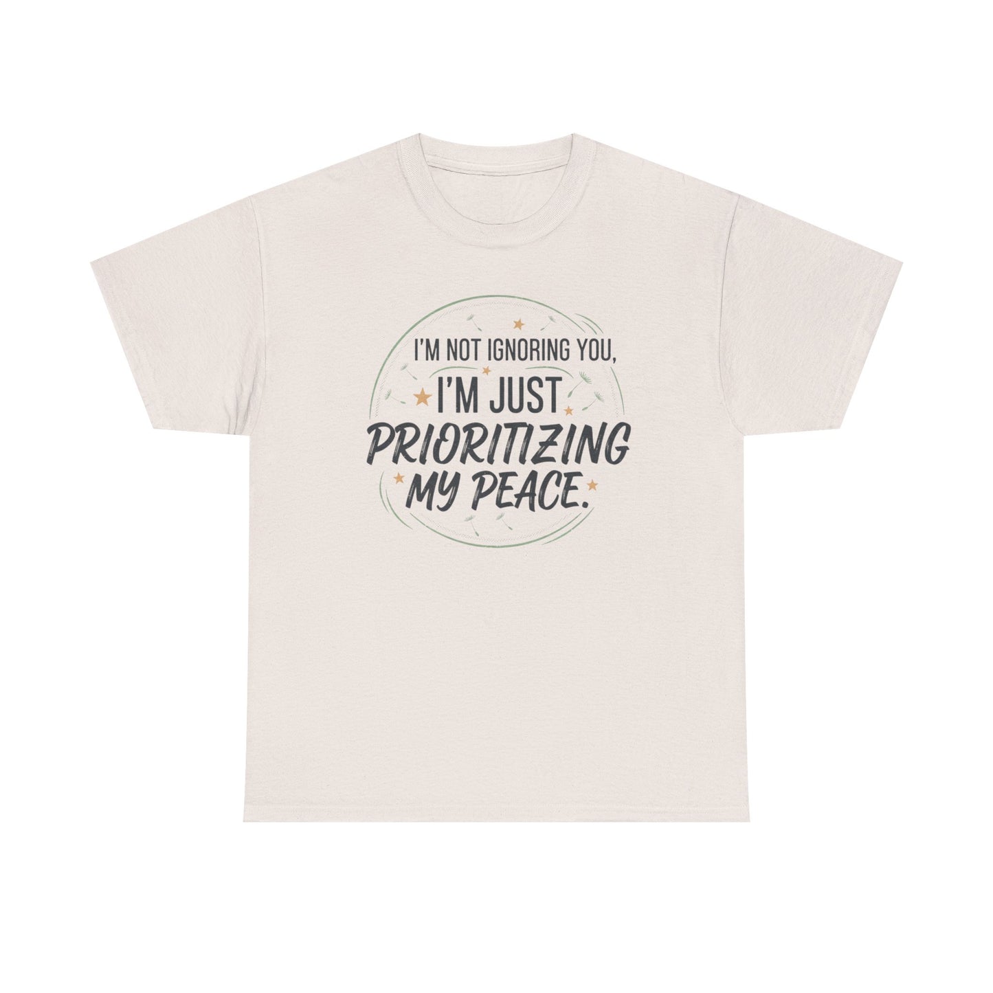 Prioritizing My Peace T-Shirt | Self Care Quote Tee