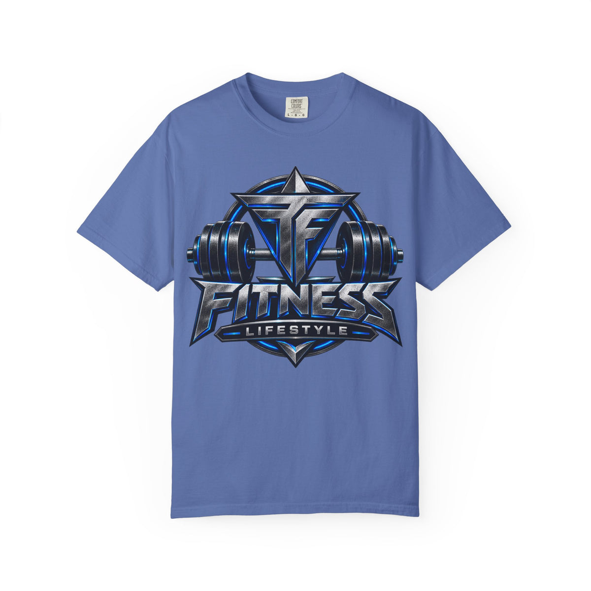 Fitness Lifestyle T-Shirt — Barbell Logo Gym Tee