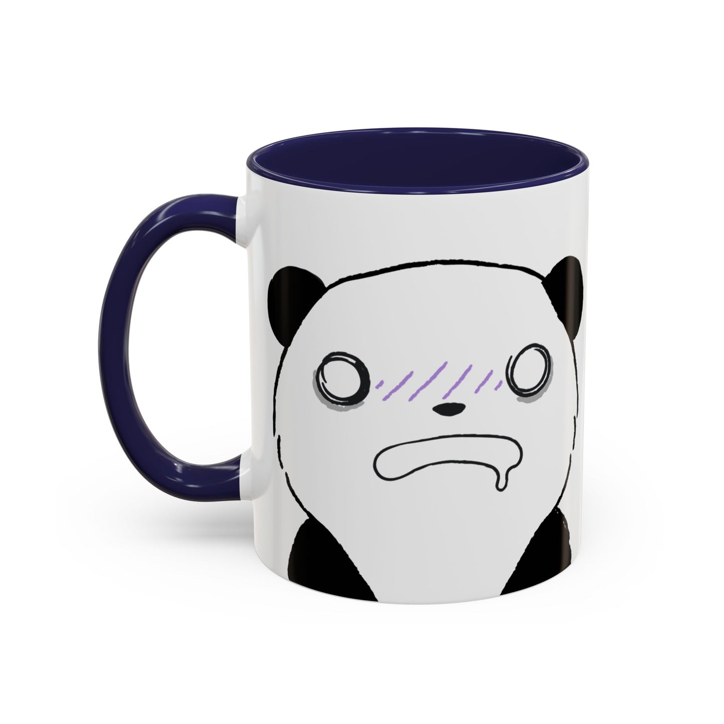 Just Give Me My Coffee!!! Accent Mug — Panda Coffee Lover Gift (11/15oz)