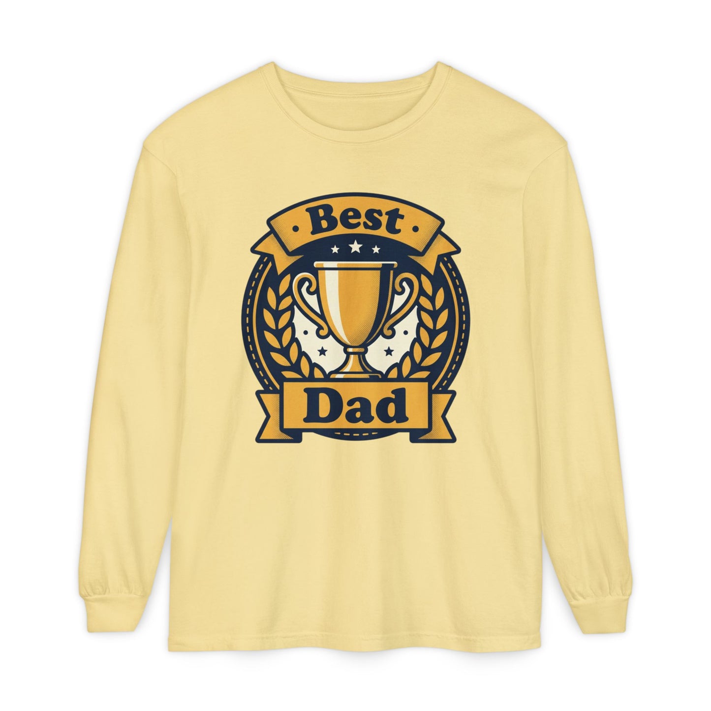 Best Dad Trophy Long Sleeve T-Shirt — Father’s Day Gift